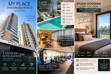 Apartamento com 1 Quarto à venda, 34m² no Cristo Rei, Curitiba
