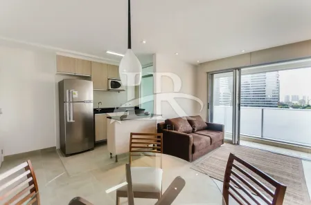 Flat com 1 Quarto à venda, 45m² no Santo Amaro, São Paulo