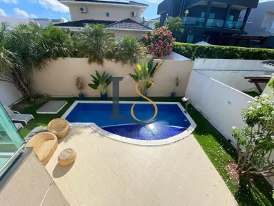 Casa de Condomínio com 4 Quartos para alugar, 320m² no Alphaville (Abrantes), Camaçari
