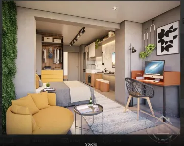 Apartamento com 1 Quarto à venda, 35m² no Cidade Monções, São Paulo