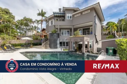 Casa de Condomínio com 4 Quartos à venda, 529m² no Vista Alegre, Vinhedo