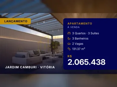 Apartamento com 3 Quartos à venda, 131m² no Jardim Camburi, Vitória