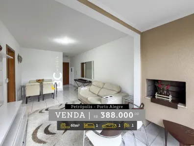Apartamento com 1 Quarto à venda, 60m² no Petrópolis, Porto Alegre