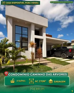 Casa de Condomínio com 4 Quartos à venda, 270m² no Boa Vista, Vitória da Conquista