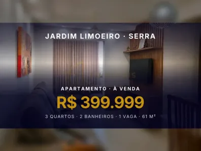 Apartamento com 3 Quartos à venda, 61m² no Jardim Limoeiro, Serra