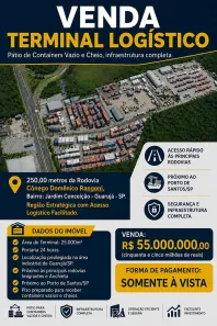 Lote/Terreno à venda, 25000m² no Vila Santo Antônio, Guarujá