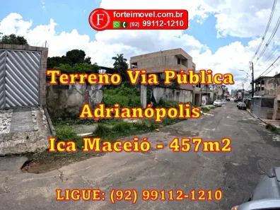 Lote/Terreno à venda, 457m² no Nossa Senhora das Graças, Manaus