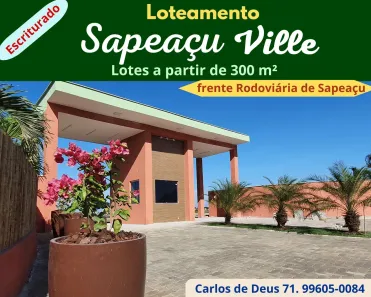 Lote/Terreno à venda, 300m² no , Sapeaçu