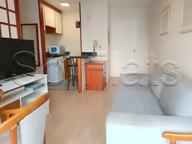 Apartamento com 1 Quarto para alugar, 34m² no Moema, São Paulo