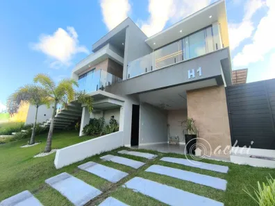 Casa de Condomínio com 3 Quartos à venda, 457m² no Alphaville (Abrantes), Camaçari
