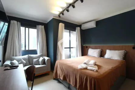Apartamento com 1 Quarto à venda, 26m² no Indianópolis, São Paulo