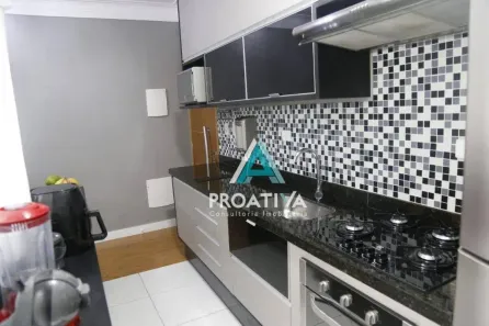 Apartamento com 2 Quartos à venda, 56m² no Vila Scarpelli, Santo André