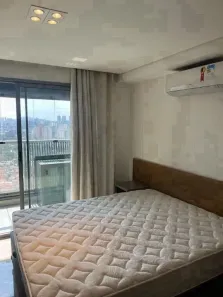 Apartamento com 1 Quarto para alugar, 25m² no Santo Amaro, São Paulo