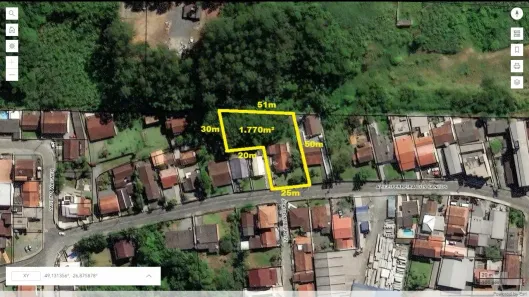 Lote/Terreno à venda, 1770m² no Badenfurt, Blumenau