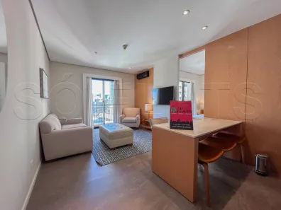 Flat com 1 Quarto para alugar, 42m² no Itaim Bibi, São Paulo