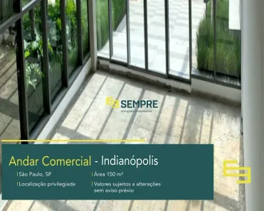 Imóvel Comercial para alugar, 150m² no Indianópolis, São Paulo