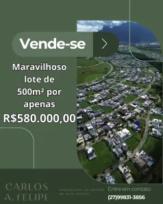 Lote/Terreno à venda, 500m² no Jacuhy, Serra