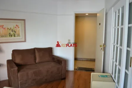 Flat com 1 Quarto para alugar, 40m² no Itaim Bibi, São Paulo
