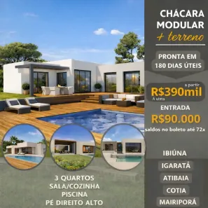 Fazenda/Sítio com 3 Quartos à venda, 600m² no Águas de Igaratá, Igaratá