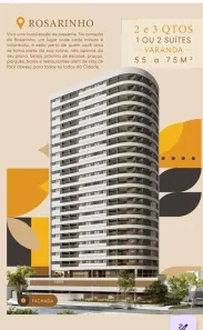 Apartamento com 2 Quartos à venda, 55m² no Rosarinho, Recife