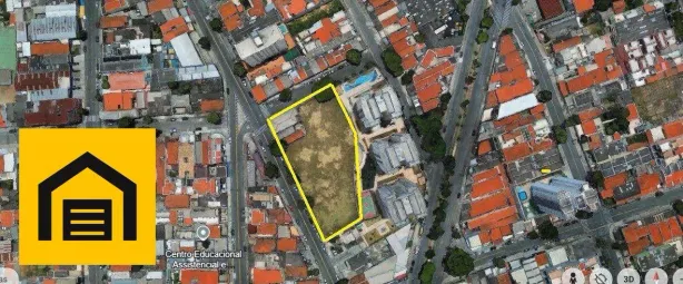 Lote/Terreno para alugar, 3379m² no Vila Helena, Santo André