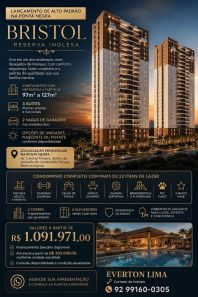 Apartamento com 3 Quartos à venda, 97m² no Nova Esperança, Manaus
