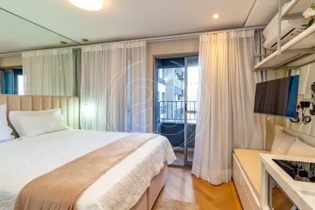 Apartamento com 1 Quarto para alugar, 24m² no Indianópolis, São Paulo