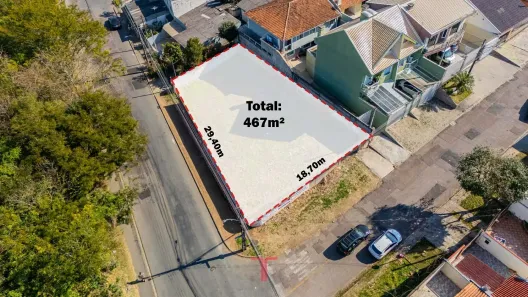 Lote/Terreno para alugar, 467m² no Campo Comprido, Curitiba