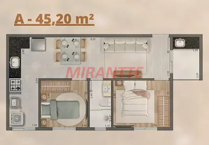 Apartamento com 2 Quartos à venda, 45m² no Jardim São Paulo(Zona Norte), São Paulo