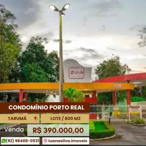 Lote/Terreno com 1 Quarto à venda, 800m² no Tarumã, Manaus