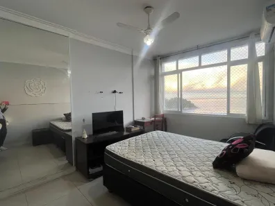 Apartamento com 1 Quarto para alugar, 35m² no José Menino, Santos