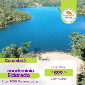 Lote/Terreno à venda, 1000m² no Jardim Brasília II, Águas Lindas de Goiás