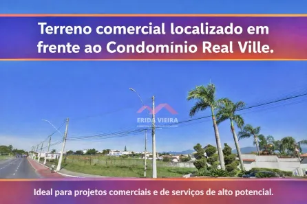 Lote/Terreno à venda, 855m² no Condominio Residencial Real Ville, Pindamonhangaba