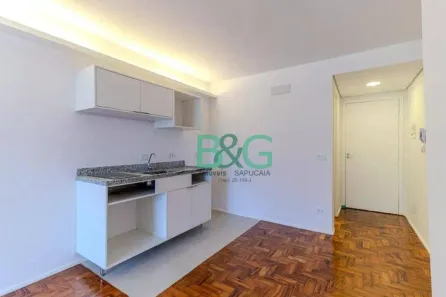 Apartamento com 1 Quarto para alugar, 33m² no República, São Paulo