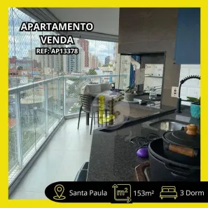 Apartamento com 3 Quartos à venda, 153m² no Santa Paula, São Caetano do Sul