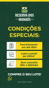 Lote/Terreno com 1 Quarto à venda, 300m² no centro, Iranduba
