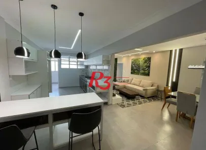 Apartamento com 2 Quartos para venda ou aluguel, 125m² no Pompéia, Santos