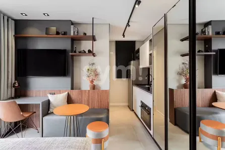 Apartamento com 1 Quarto à venda, 25m² no Centro, Curitiba