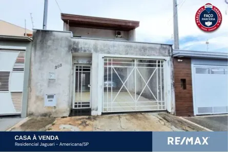 Casa com 3 Quartos à venda, 240m² no Parque Residencial Jaguari, Americana