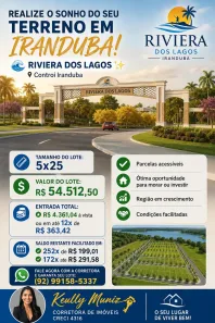 Lote/Terreno à venda, 160m² no , Iranduba