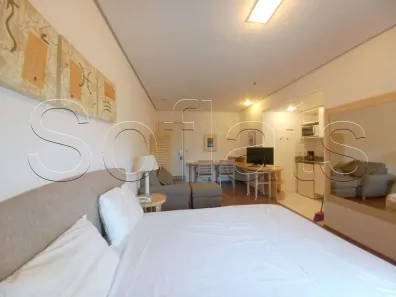 Flat com 1 Quarto para alugar, 27m² no Chácara Santo Antônio (Zona Sul), São Paulo