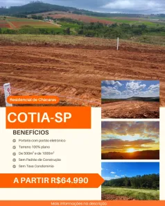 Lote/Terreno à venda, 500m² no Parque Caucaia (Caucaia do Alto), Cotia
