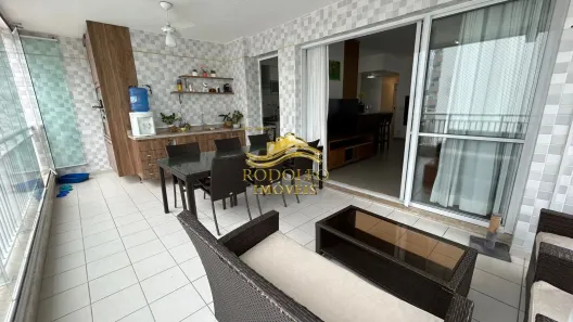 Apartamento com 3 Quartos para alugar, 121m² no Vila Alzira, Guarujá