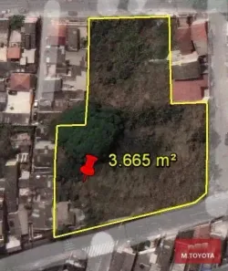 Lote/Terreno à venda, 3665m² no Jardim Santa Mena, Guarulhos