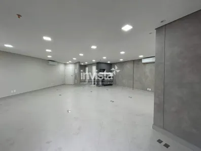 Sala Comercial para alugar, 111m² no Valongo, Santos