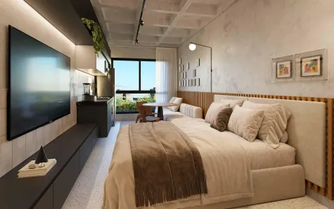 Apartamento com 1 Quarto à venda, 27m² no Boa Viagem, Recife