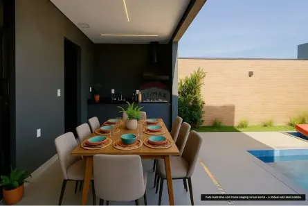 Casa de Condomínio com 4 Quartos à venda, 180m² no Residencial Milano, Indaiatuba
