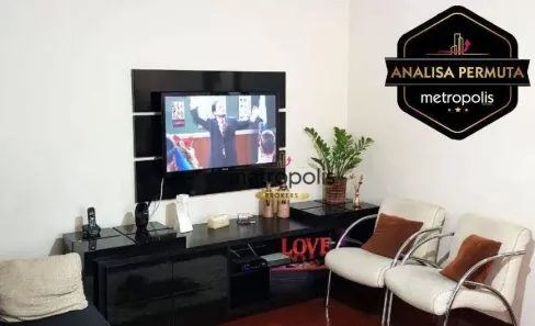 Casa com 2 Quartos à venda, 87m² no Vila Palmares, Santo André