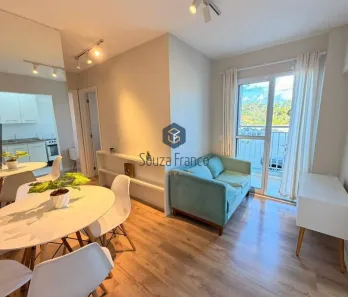 Apartamento com 2 Quartos para alugar, 47m² no Botujuru, Mogi das Cruzes