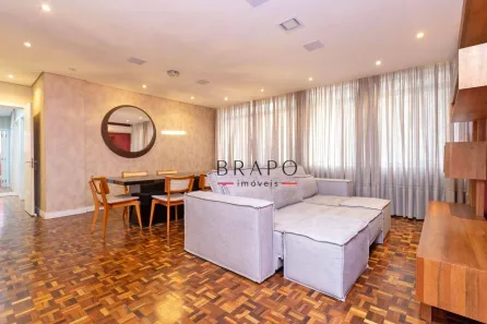 Apartamento com 3 Quartos para venda ou aluguel, 101m² no Centro, Curitiba